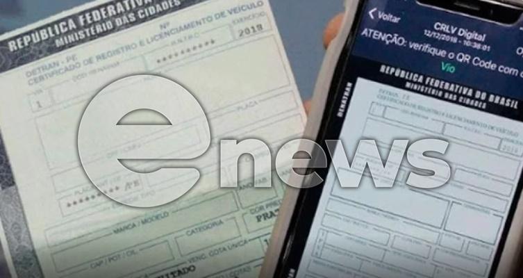 CRLV 2021 será obrigatório em Minas a partir desta quarta-feira