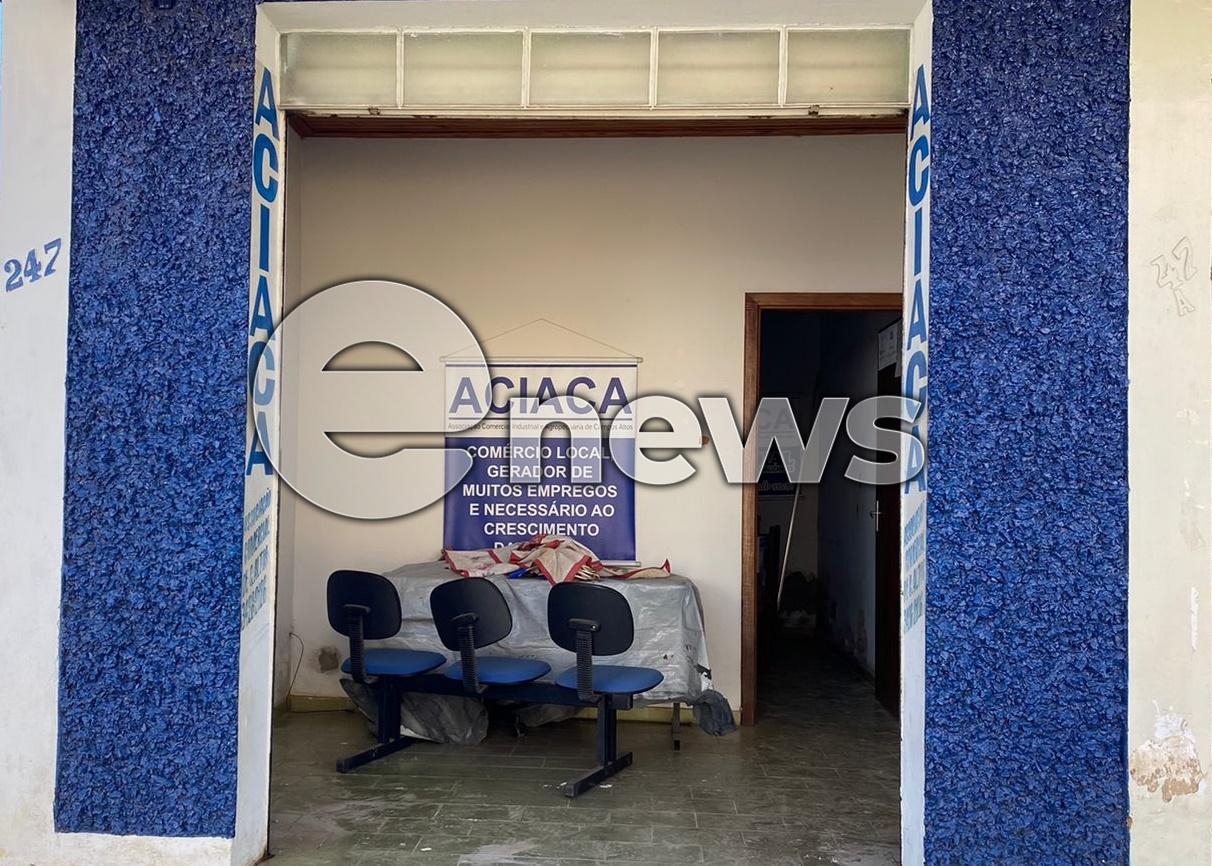 Em Campos Altos; ACE passa por reforma na sede da associação este fim de semana