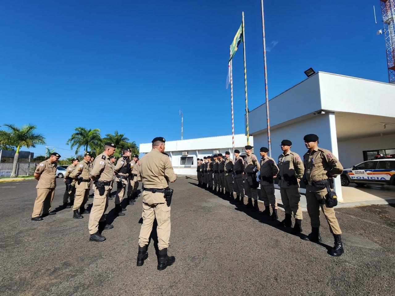 37° Batalhão de Polícia Militar recepciona soldados recém-formados