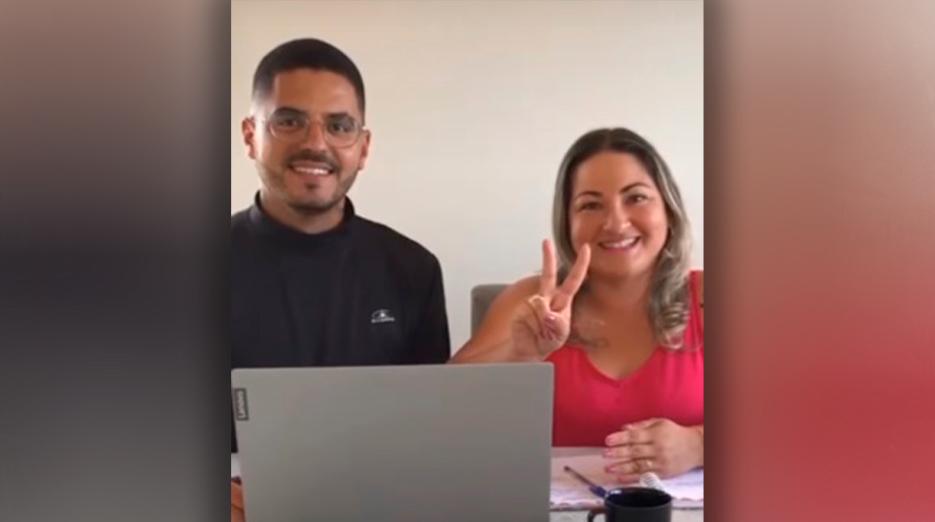 Deise Alves é eleita diretora da Escola Municipal Amélia Franco; Geraldo Valeriano é o vice-diretor