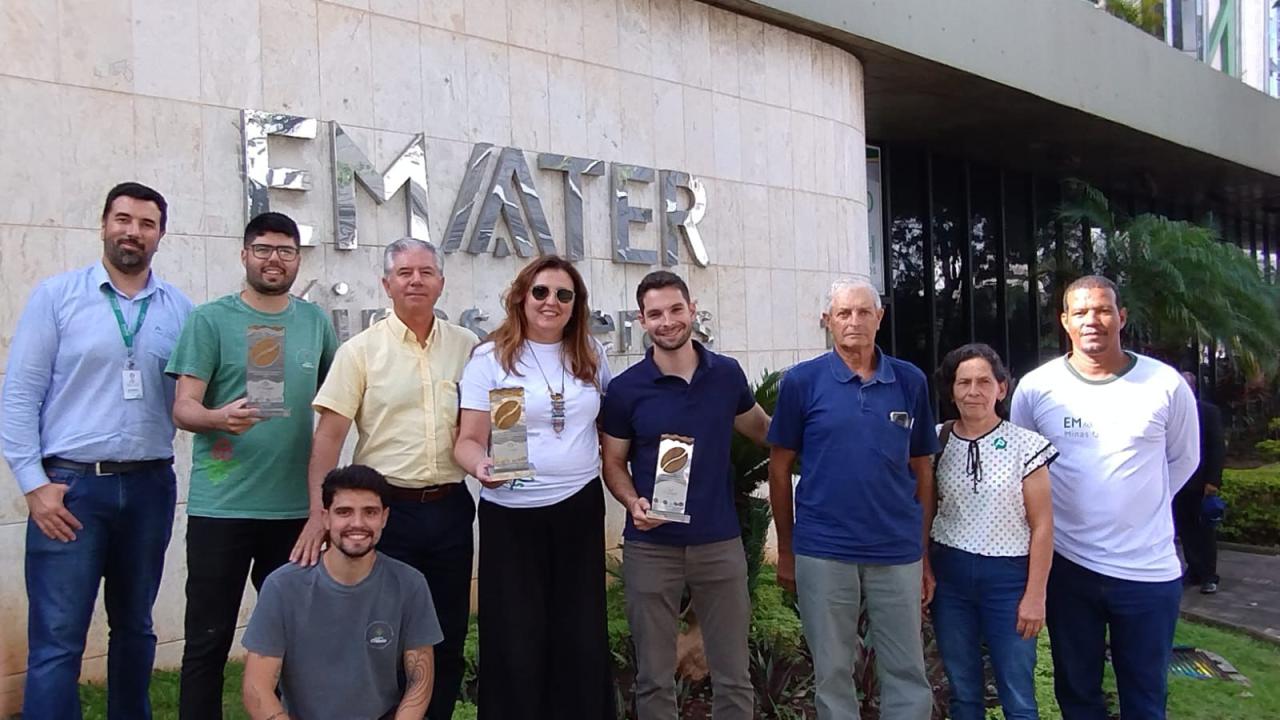 Produtores de Campos Altos são premiados na final do Concurso Estadual de Qualidade dos Cafés de MG
