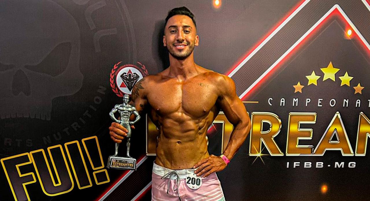 Campos-altense fica em 2° lugar em Campeonato de Fisiculturismo disputado em Belo Horizonte