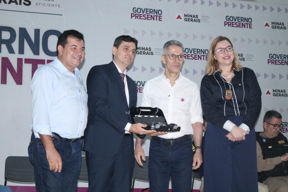 Polícia Civil de Campos Altos recebe novo armamento; região também foi beneficiada