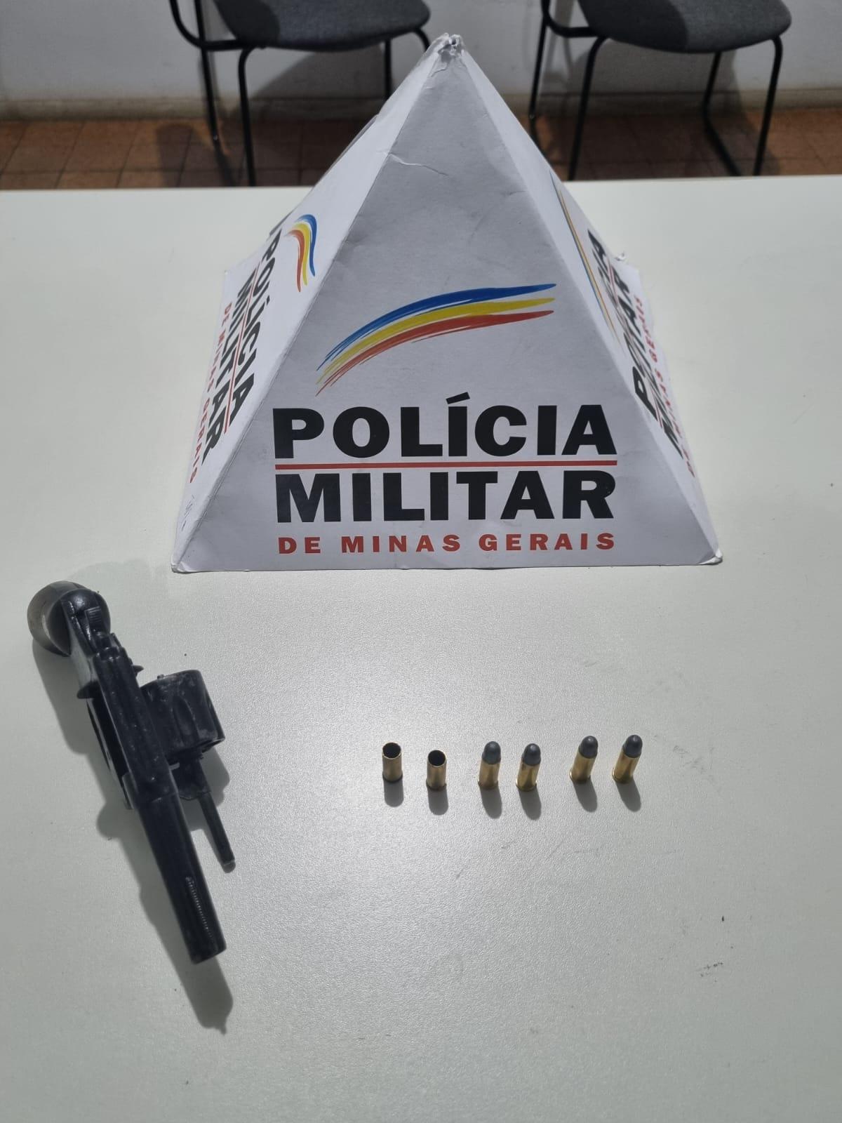Confronto familiar termina com disparo de arma de fogo e prisão de suspeito, em Ibiá