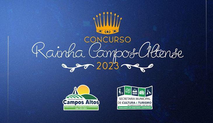 Organização abre votação que vai ajudar candidatas a conquistar título de ‘Rainha Campos-altense 2023’; entre no link e vote