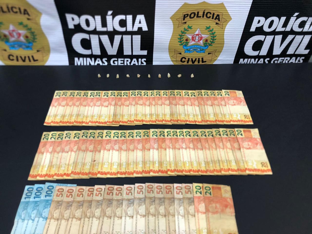Tráfico de drogas: Polícia Civil prende suspeitos de envolvimento com o crime, em Campos Altos