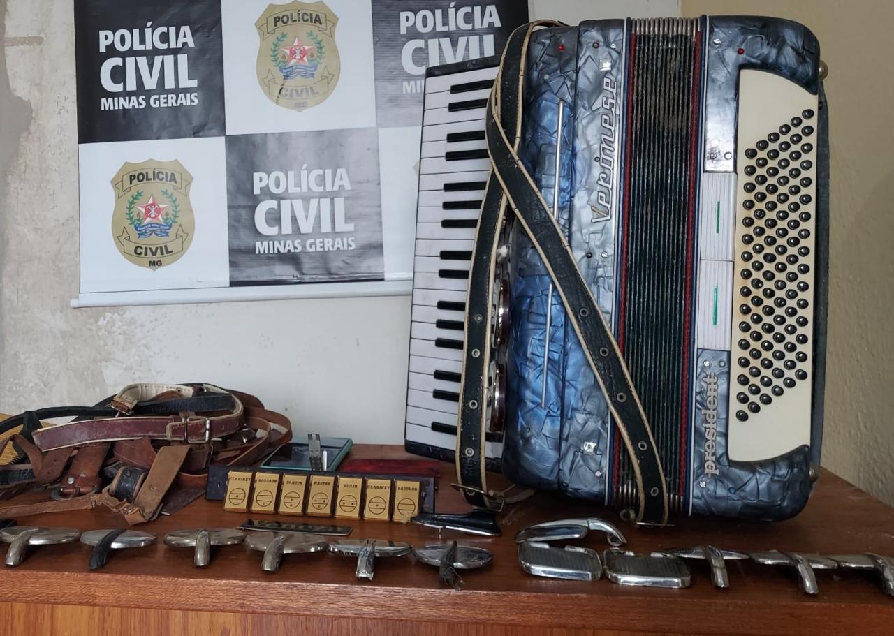 Suspeito de furtar acordeons, e que fez vítima em Campos Altos, vira notícia no 'Fantástico' da Rede Globo