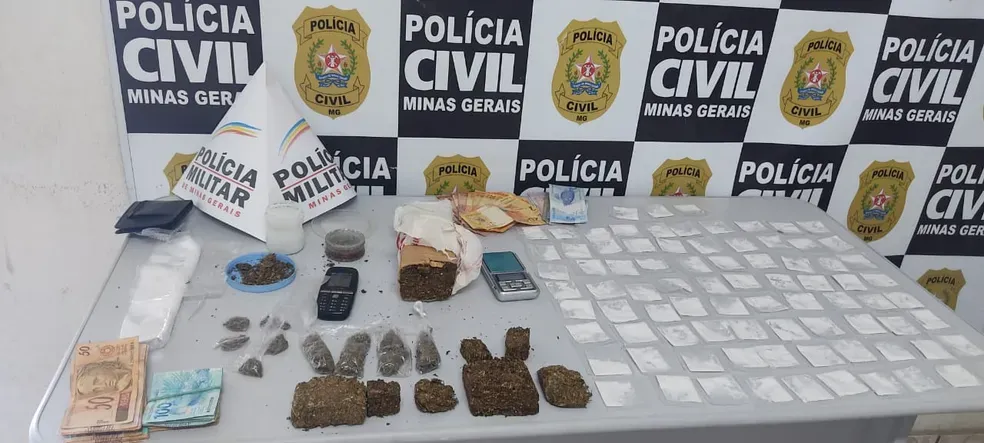 Idoso é preso em flagrante por tráfico de drogas em Pains