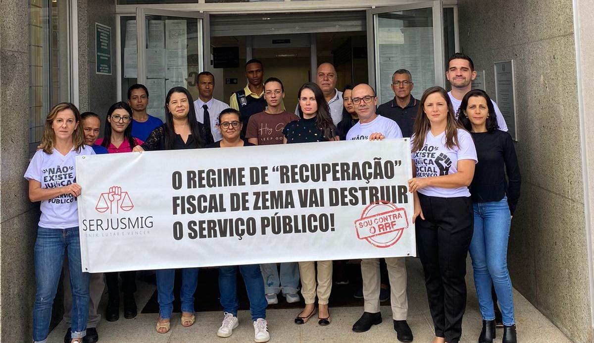 Servidores do Fórum de Campos Altos unem-se contra o Regime de Recuperação Fiscal em Minas Gerais