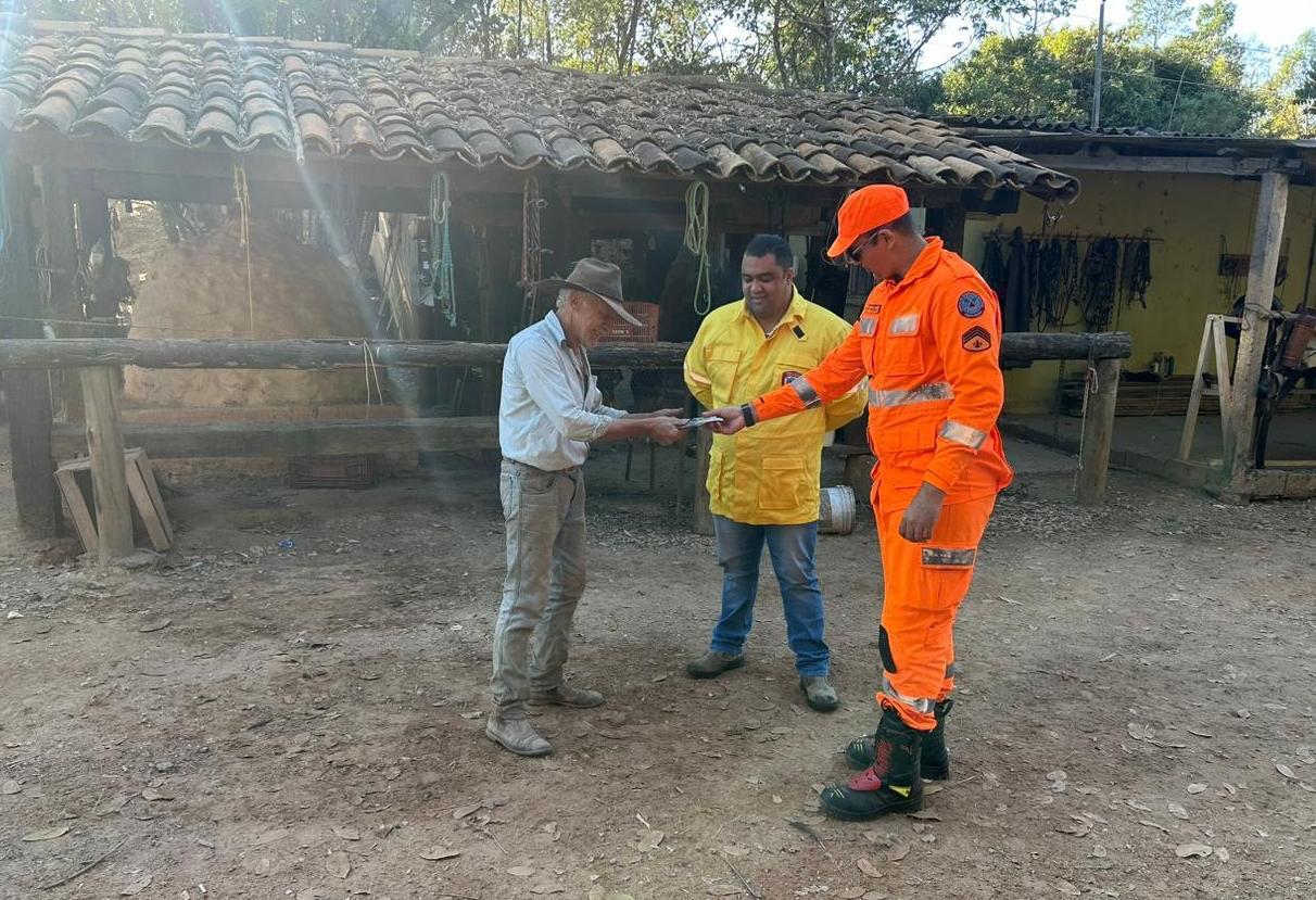 Corpo de Bombeiros orientam produtores