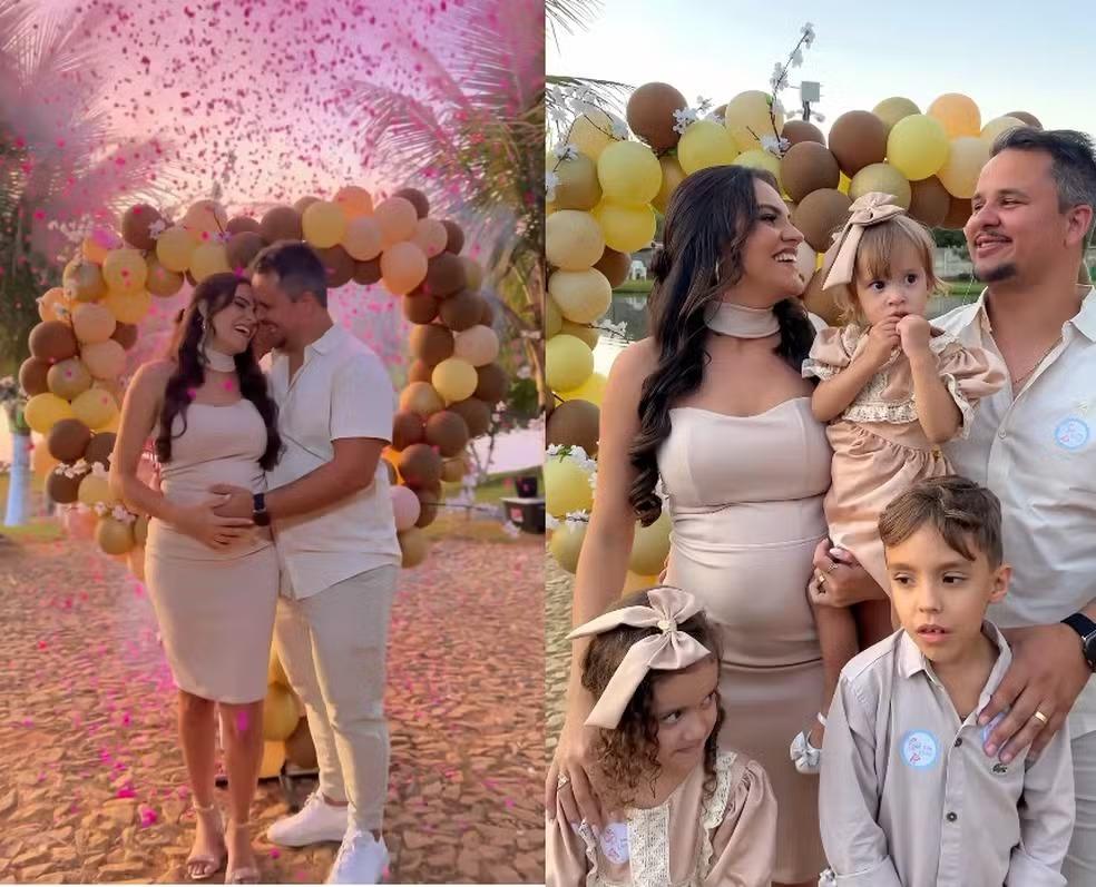 Influenciadora que engravidou após DIU e laqueadura escolheu os nomes dos filhos em ordem alfabética