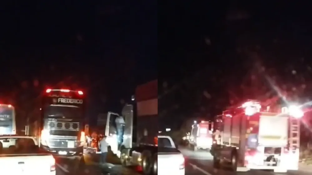 Acidente com ônibus da dupla sertaneja João Neto e Frederico na BR-040, em MG, deixa feridos