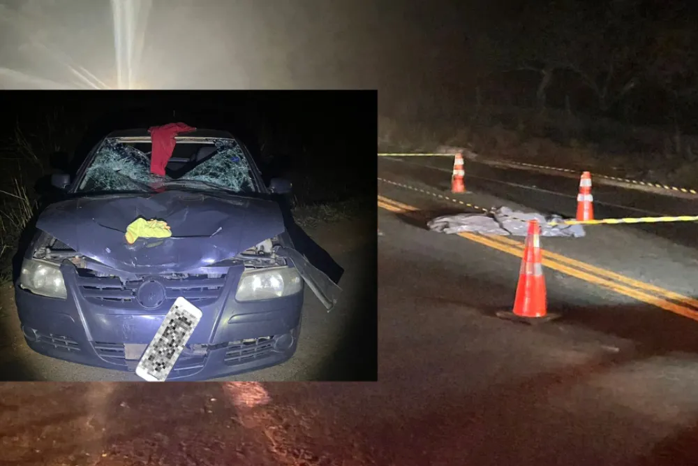 Acidente grave: Atropelamento na MG-462 resulta em morte de pedestre em Perdizes