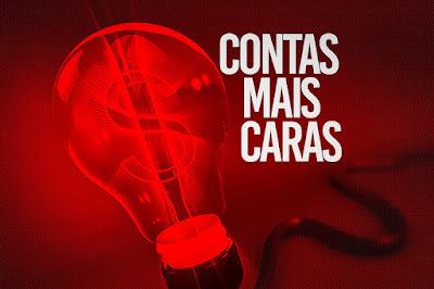 Conta de luz mais cara em Outubro