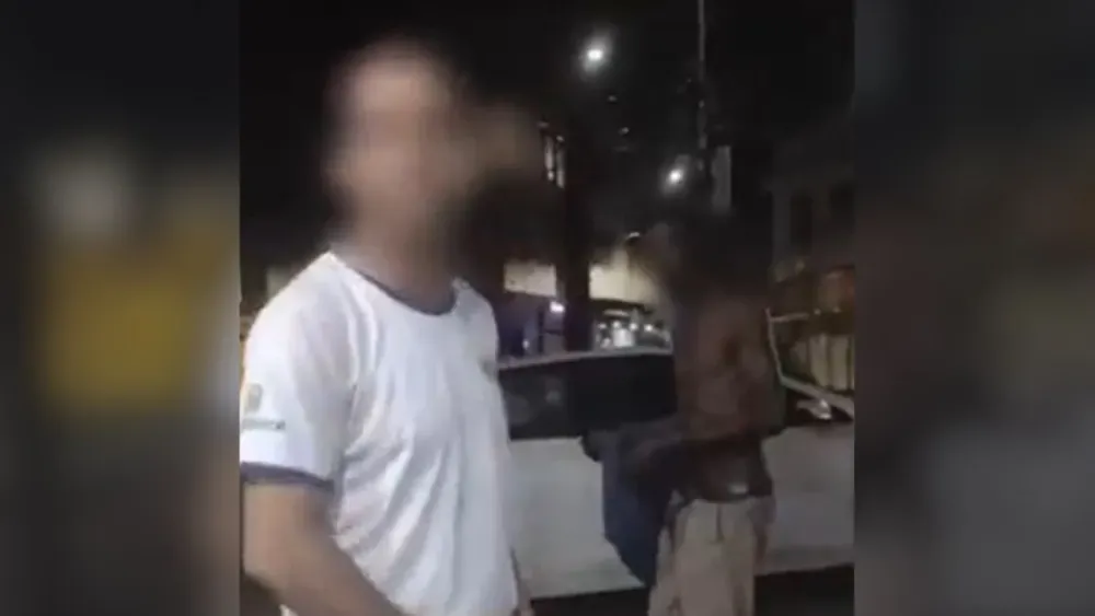 Homem que bateu em andarilho com cinto é localizado e conduzido à delegacia