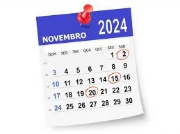 Mês de novembro terá três feriados nacionais: dois caem em dia de semana e um permite emenda