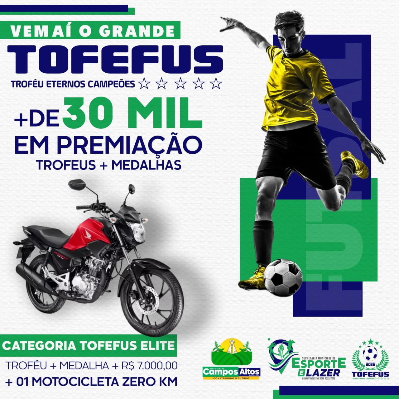TOFEFUS 2025 - A maior competição de futsal da região, tem início neste domingo (02)