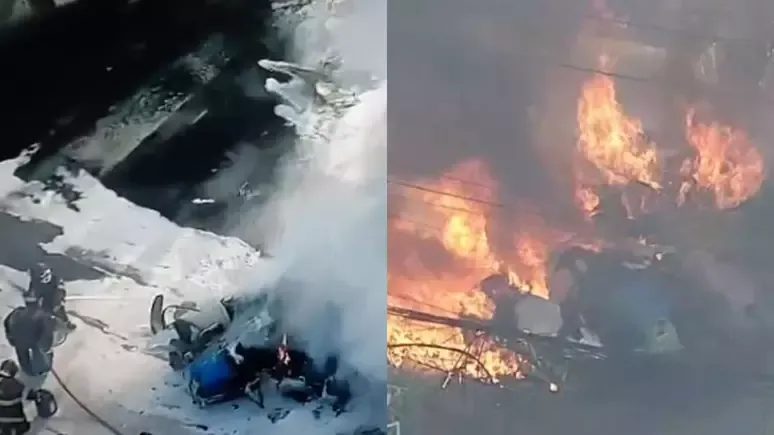 Avião de pequeno porte King Air cai em avenida na Barra Funda, Zona Oeste de São Paulo; há 2 mortos e 6 feridos