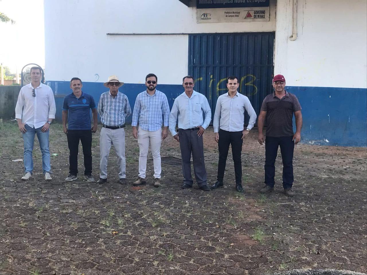 Campos Altos inicia reforma do Ginásio Poliesportivo Dr. Luiz Gonzaga Kalil Abraão